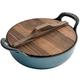 Glass Cooking Pot Small Blue Pot Household Enamel Cast Iron Pot Soup Pot Non-Stick Iron Stew Pot Enamel Pot Rice Cooker Pot