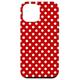 Hülle für iPhone 12 Pro Max Rot und Weiß gepunktet, bunt, lustiges Rot