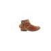 Minnetonka Ankle Boots: Brown Solid Shoes - Women's Size 8 - Round Toe