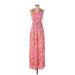 Jessica Simpson Casual Dress V Neck Sleeveless: Pink Dresses - Women's Size Small