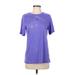 Reebok Active T-Shirt: Purple Activewear - Women's Size Small
