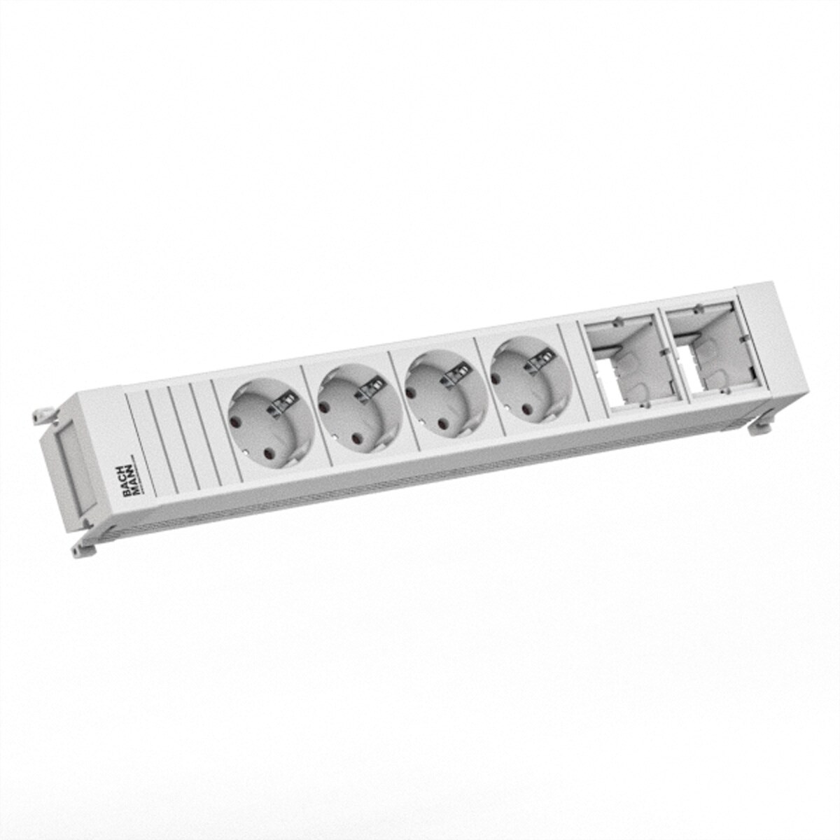BACHMANN POWER FRAME 4xCEE7/3 2xCM 0,2m GST18 RAL9010 Image