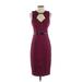 Tracy Reese Cocktail Dress - Sheath: Burgundy Dresses - Women's Size 2