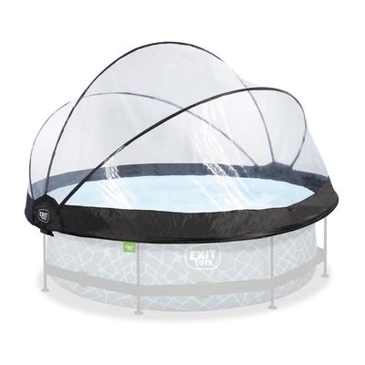 EXIT Toys 10 Foot Round Multifunctional Cover Dome Enclosure for Outdoor Pools - 10 FT