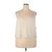 BP. Sleeveless Blouse: Ivory Tops - Women's Size 3X