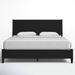 AllModern Williams Low Profile Standard Bed Wood in Black | California King | Wayfair 24F1246A2DD04388AE4BC8DB187161EF