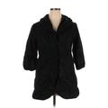 Talie Jacket: Mid-Length Black Print Jackets & Outerwear - Women's Size X-Large
