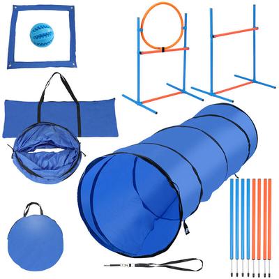 Swanew - Agility Set Hunde 5-tlg. Training für Haustiere Hundetrainingsset mit Hundetunnel Image
