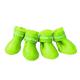 Waterproof Non-slip Pet Dog Shoes Dog Outdoor Rain Boots Cat Dog Shoe Cover Foot Cover Soft Silicone Rain Boots Pet Shoes(set of four)