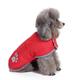 cold weather dog coats loft reversible reflective winter fleece dog blanket vest waterproof pet jacket for small medium and extra large dogs red xl