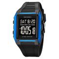 SKMEI Men Digital Watch Outdoor Sports Fashion Wristwatch Luminous Stopwatch Alarm Clock Countdown TPU Watch