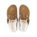 Boston Vl Shearling Suede Leather Unisex Clogs - Brown - Birkenstock Flats