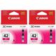 CLI-42 Magenta Ink Cartridge 2-Pack