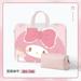 Sanrioed Anime Cartoon My Melody Laptop Bag Applicable for 12/13.3/14/15.6/16/17.3Inches Computer Protective Case High Capacity