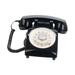 Abbraccia Guestbook Wedding Phone Desk Telephone Record Messages Antique Vintage Corded Phone for Desk Retirement Party Decor Black