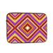 LNWH Geometric Zigzag Purple Red Pattern Laptop Sleeve Notebook Computer Pocket Tablet Briefcase Carrying Bag 10 inch Laptop Case