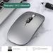 Adjustable Dpi Ultra Slim Mouse Silent Mini Ergonomic Rechargeable Dpi Adjustment 2.4ghz Wireless Bluetooth-compatible Mouse