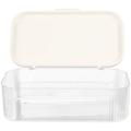 Cosmetics Organizer Plastic Drawer Storage Box Multipurpose Trash Makeup for Holder White