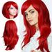 ERTUTUYI Wigs Comic Wig Cosplay 70Cm Color Long Curly Hair European Beauty Long Curly Hair Wig Multi Color Full Head Wig