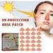 Dreparja 24 Pcs Skin Sun Protection Nose Patch Sunblock Guards for Sunscreen Golf Nose Bandage for Men Women Exposure Tanning Outdoor Sports Accessories