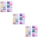 6 Sets Glitter Flakes Nail Art Stickers Brand Parts Girl Women Logo