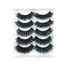 Huarll Eyelashes False Eyelashes False Eyelashes Faux Mink Lashes Pack 10 Pairs 8D Dramatic Fake Eyelashes Wispy Eye Style Luxury Volume Mink Eye Lashes Multipack