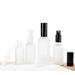 2 Pcs 100ml Frosted Glass Spray Bottles Perfume Atomizers Fine Mist Sprayers for Essential Oils Aromatherapy (As Shown)