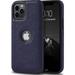 JAROIE Classy Design Luxury Leather Phone Case for iPhone 11 Pro Non-Slip Grip Full Body Ultra Slim Protective Case (2019 5.8â€�) (Blue)