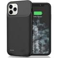 Battery Case for iPhone 11 Pro Max 8500mAh Slim Portable Rechargeable Protective Battery Pack Cover Charging Case Compatible with iPhone 11 Pro Max (6.5 inch) Extended Battery Charger Case (Black)