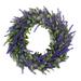 Hxoliqit Mother s Day Artificial Flowers Real Touch For Outdoor Spring Decoration Gift For Birthday Wedding Motherâ€™S Day Lavender Simulation Garland Ring Field Pendant Door Knocker Round Wreath