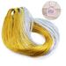 DIY Jewelry Making Cord Ropes Color Nylon Elastic Line Metallic Beading Cords Gold Twine 3 Pcs