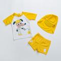 Slowmoose Children Long Sleeve Swimsuit & Sun Uv Protection Baby Bathing Clothes 90 / C