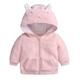 Slowmoose Newborn Baby Clothes Autumn Winter Warm Hooded Jacket & Coat Toddler Bear 9M / Pink
