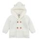 Slowmoose Baby Knitting Cardigan Winter Warm, Newborn Infant Sweaters Long Sleeve Hooded 18M / White