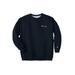 Men's Big & Tall Champion® fleece crewneck by Champion in Black (Size 5XL)