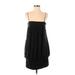 Catherine Malandrino Casual Dress - Mini Square Sleeveless: Black Solid Dresses - New - Women's Size 2