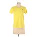 Levi's Short Sleeve T-Shirt: Yellow Tops - Women's Size X-Small