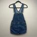 Free People Dresses | Free People Denim Overall Jumper Dress In Dark Wash Sz 25 | Color: Blue | Size: 25