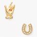 Kate Spade Jewelry | Kate Spade Winning Pair Love You Stud Earrings | Color: Gold | Size: Os