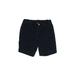 Lands' End Khaki Shorts: Black Solid Bottoms - Kids Girl's Size 4