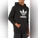 Adidas Shirts | Adidas Originals Men's Adicolor Trefoil Crew Black White Small New Sweatshirt | Color: Black/White | Size: S