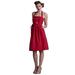 Anthropologie Dresses | Hitherto Anthropologie Womens Size 8 Cherry Red Halter 100% Cotton Retro Pinup | Color: Red | Size: 8