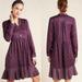 Anthropologie Dresses | Anthropologie Maeve Gillian Wine Purple Mini Dress Small Petite | Color: Purple | Size: Sp