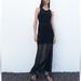 Zara Dresses | Long Knit Zara Dress | Color: Black | Size: S