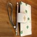 Coach Bags | Coach Wristlet, Off-White Color With Green Apple Print, Nwot | Color: Cream/Green | Size: Os
