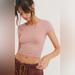 Free People Tops | Free People Intimately Seamless Rose Cami Crop Top | Color: Pink | Size: S