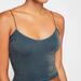 Free People Tops | Free People Intimately Skinny Strap Brami Crop Top Glittery Sparkle | Color: Blue/Gray | Size: S