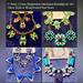 J. Crew Jewelry | 7 Total J Crew Statement Necklaces Bundle/Lot In Blue/Green Hues Art Deco Style | Color: Blue | Size: Os