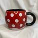 Disney Kitchen | Minnie Mouse Lady Bug Coffee Mug ~ Red & White Dots ~ Disney Store Collectible | Color: Black/Red | Size: Os