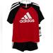 Adidas Matching Sets | Adidas Boys' 2-Piece Short Set Various Sizes New With Tags | Color: Black/Red | Size: Various